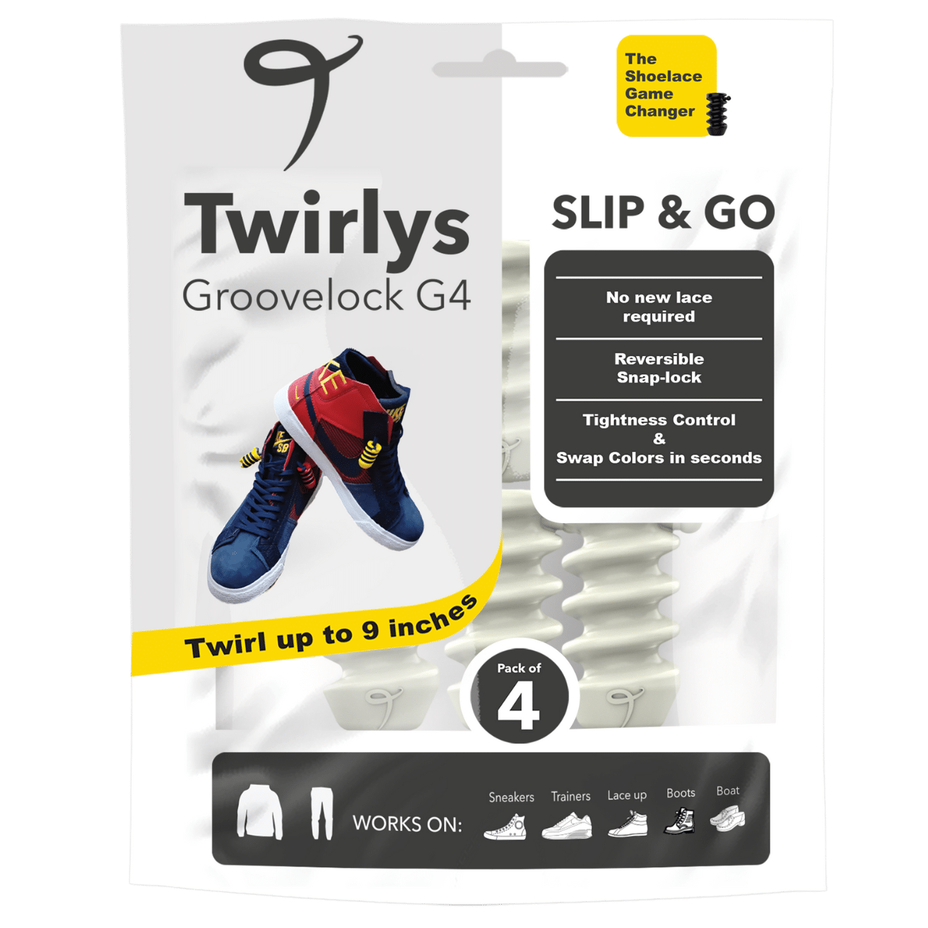 Groovelock G4, No-Tie Accessory - Barely There Beige