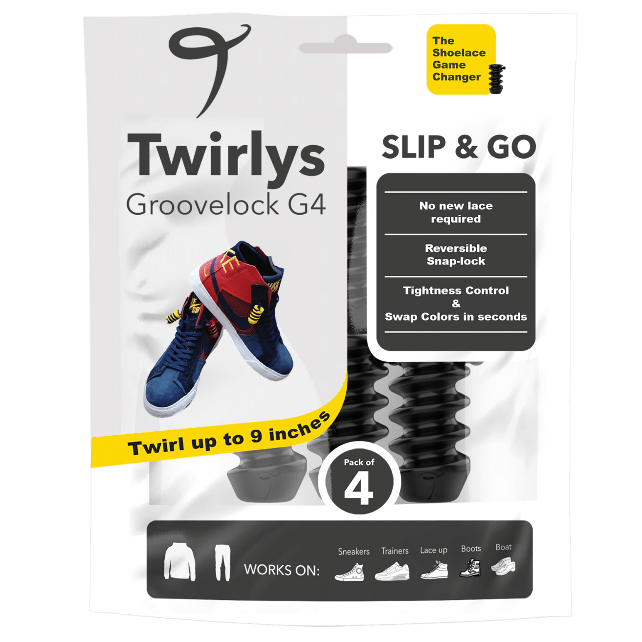 Groovelock G4, No-Tie Accessory - Black Tie Affair